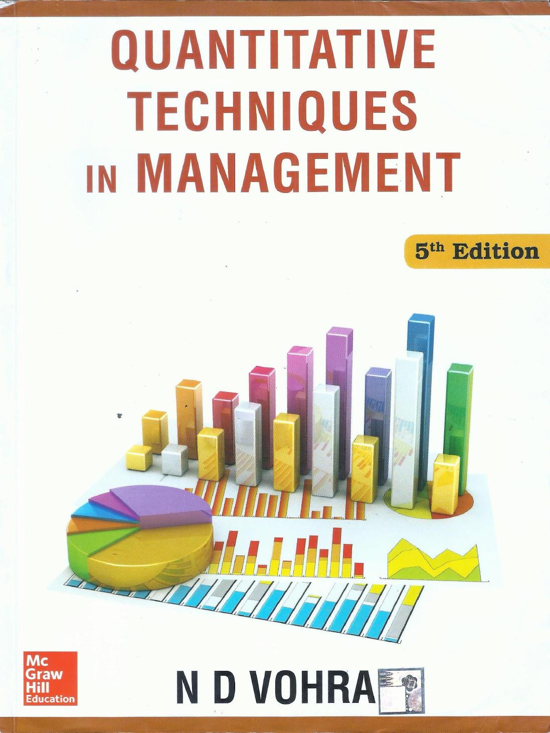 Quantitative Techniques in Management