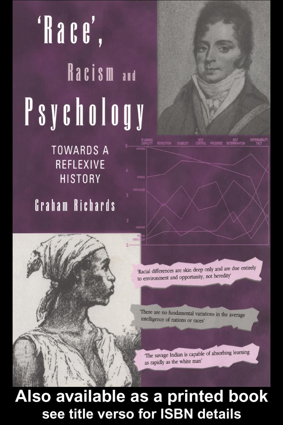 ‘Race’, Racism and Psychology: Towards a Reflexive History