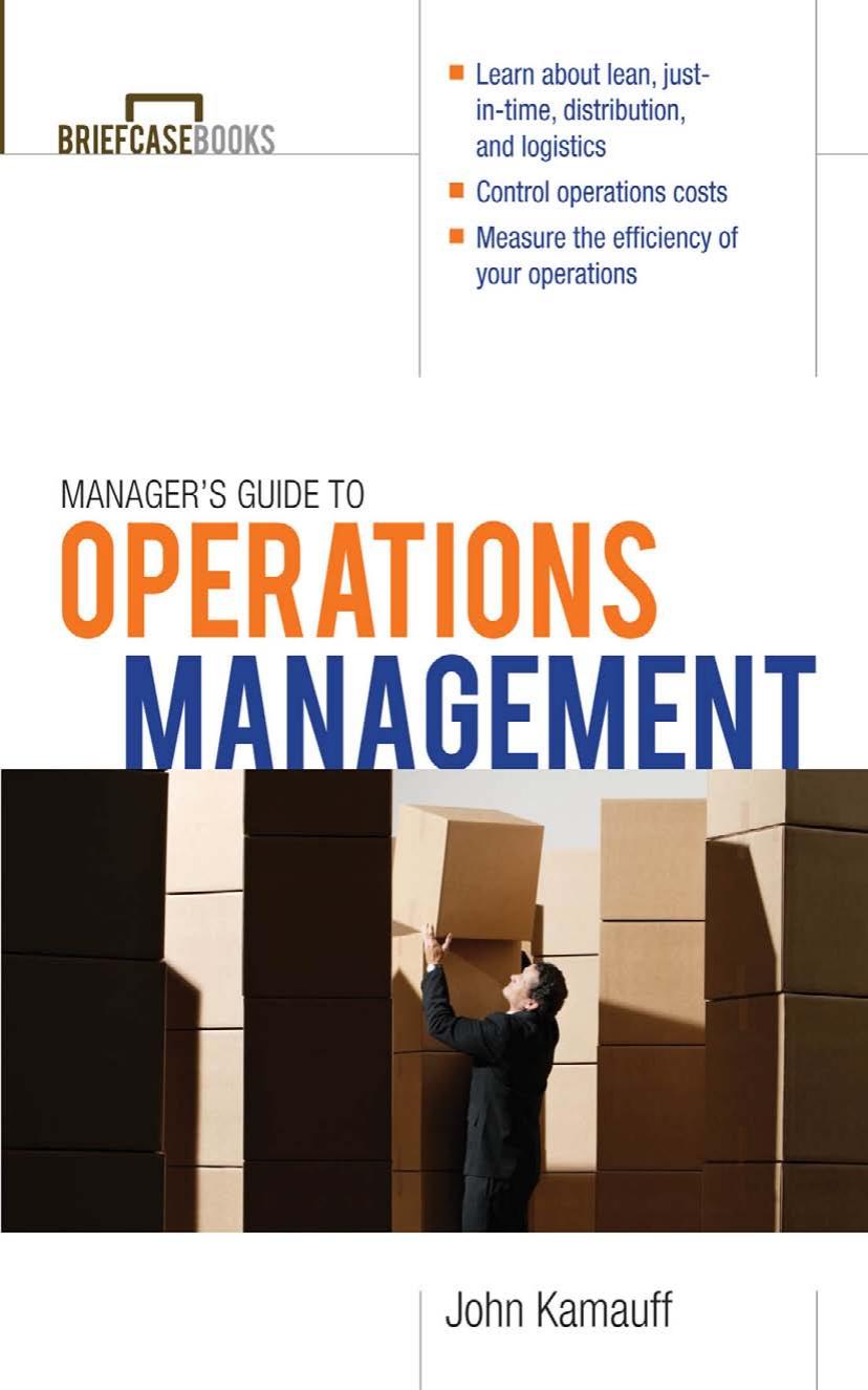 Manager’s Guide to Operations Management
