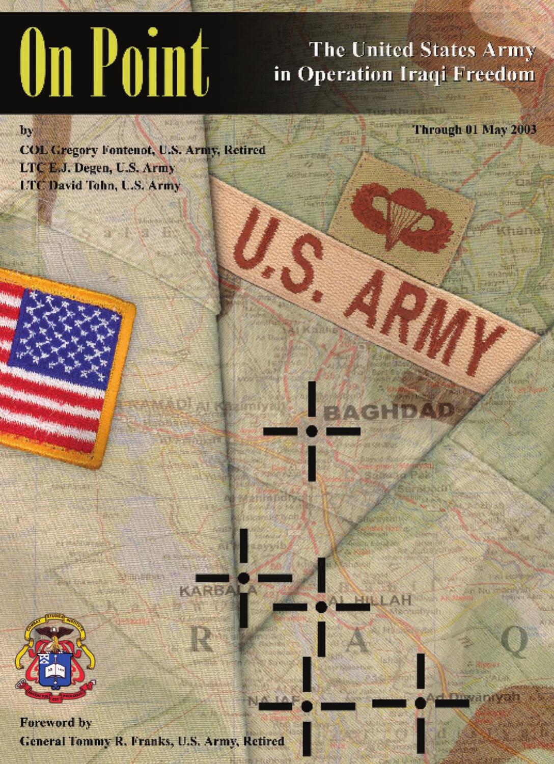 On Point: The United States Army in Operation IRAQI FREEDOM