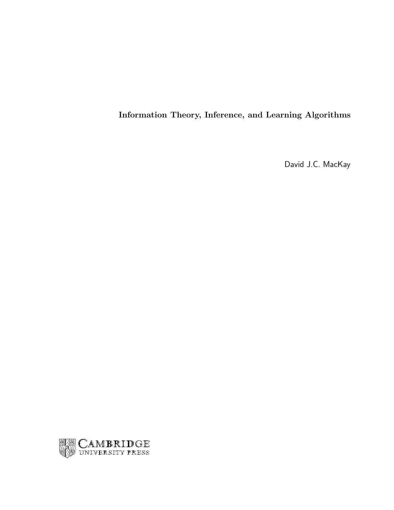 Information Theory, Inference, and Learning Algorithms