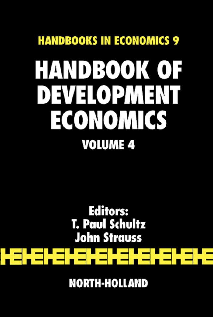 Handbook of Development Economics, Volume 4 (Handbook of Development Economics)