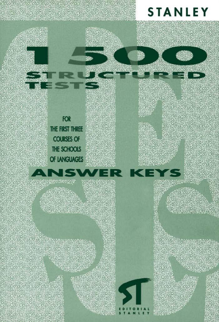 1500 Structured Tests: key book