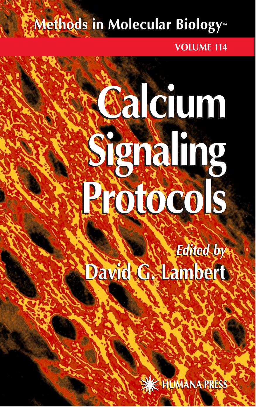 Calcium Signaling Protocols (Methods in Molecular Biology™, Volume 114)