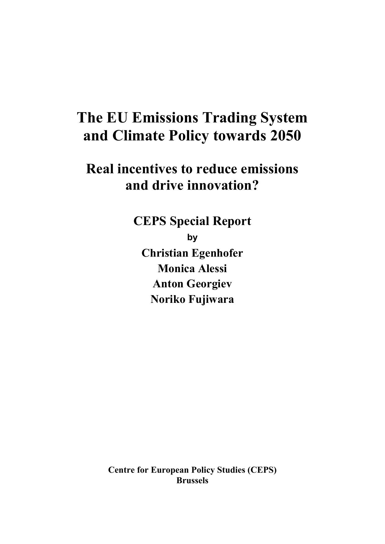 Microsoft Word - The EU ETS and Climate Policy towards 2050.docx