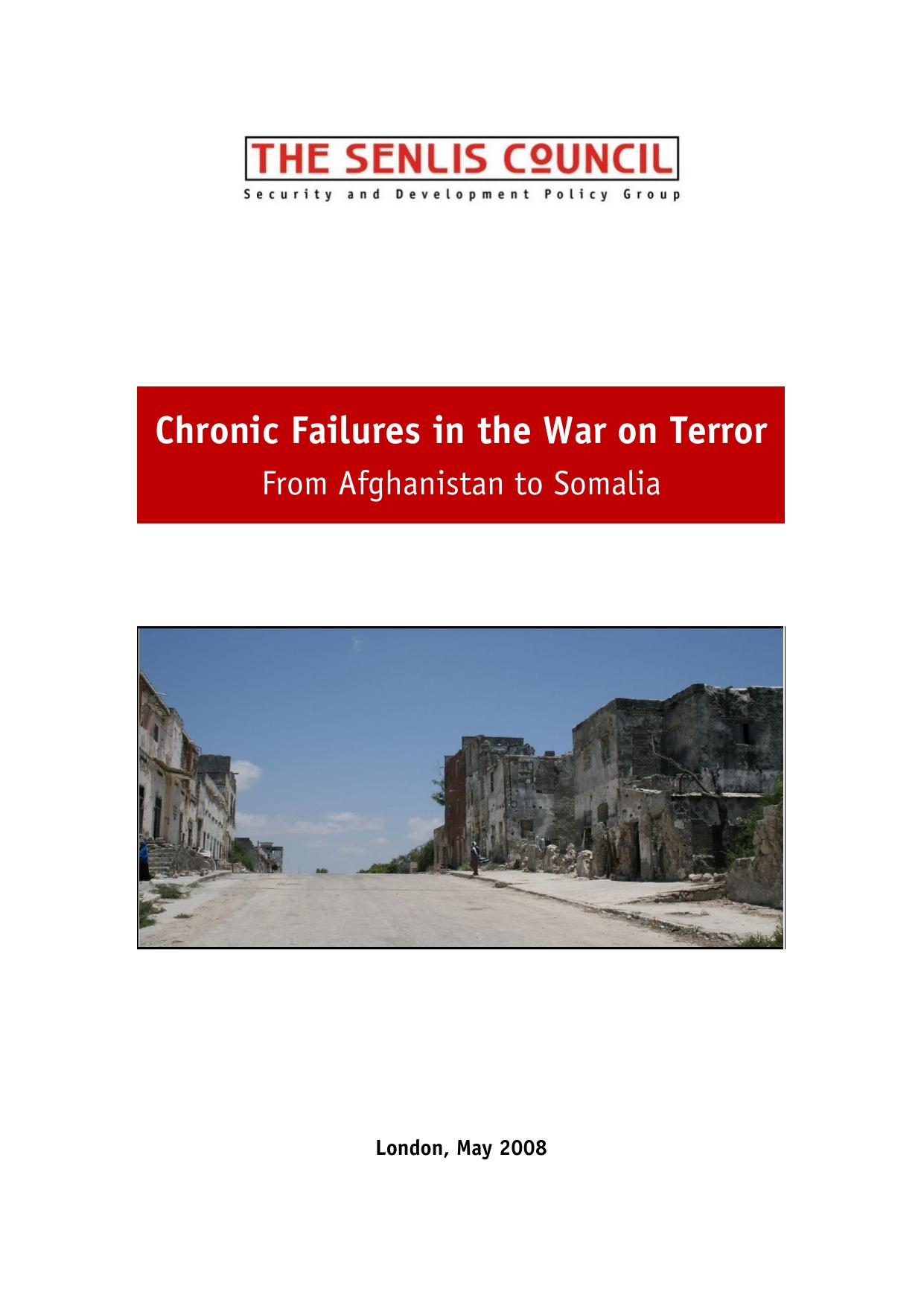 chronic failures war terror