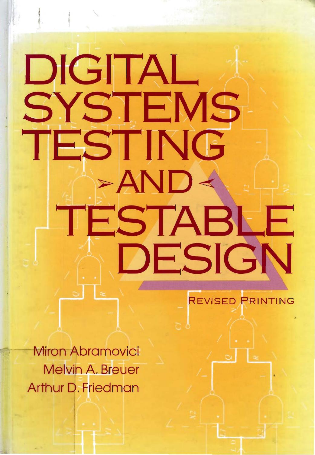Digital Systems Testing & Testable Design