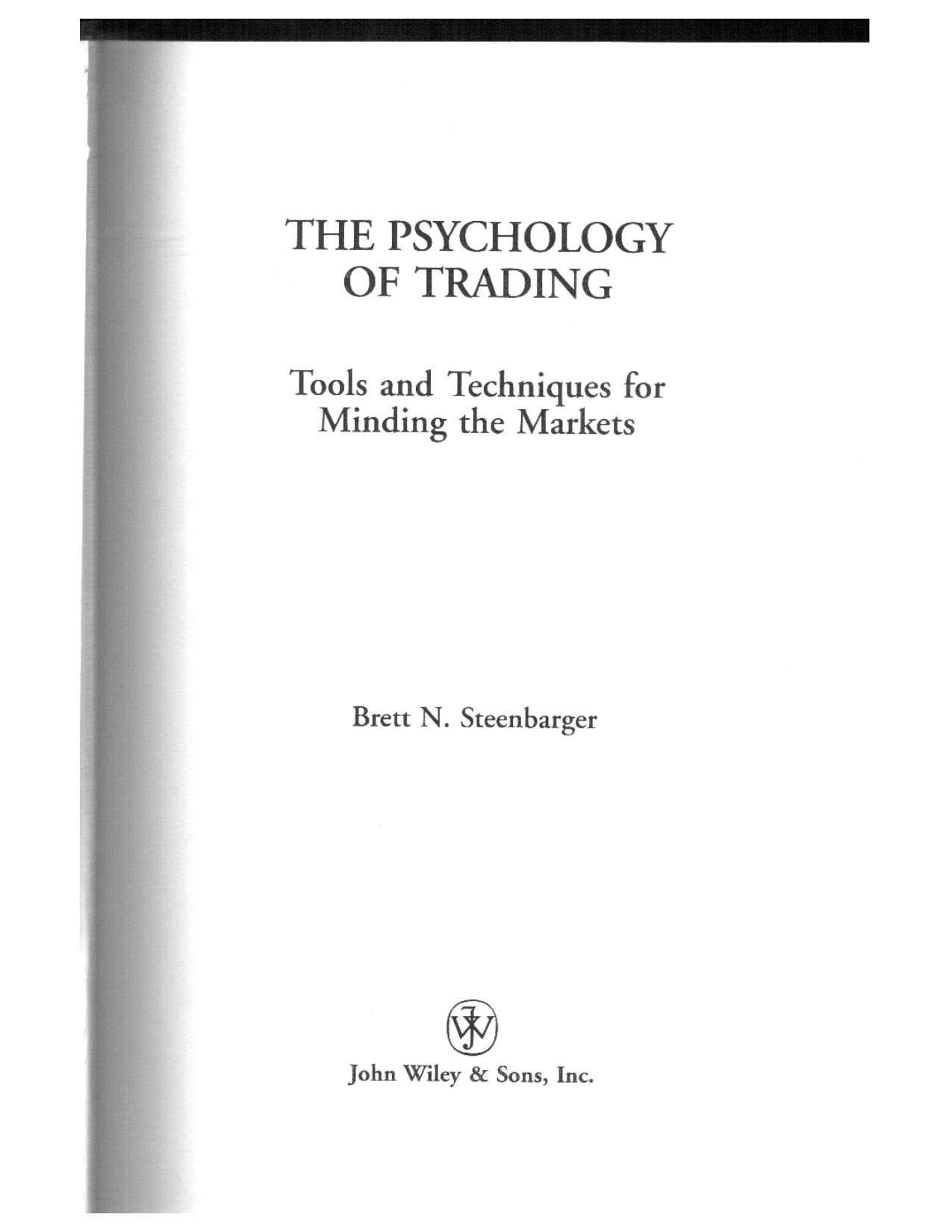 The psychology of trading