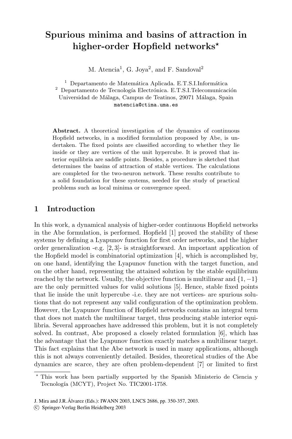 Spurious minima and basins of attraction in higher-order Hopfield networks