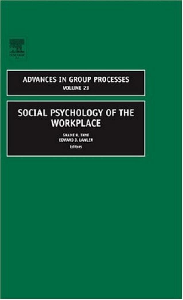 (Advances in Group Processes) THYE S. R., LAWLER E. J.