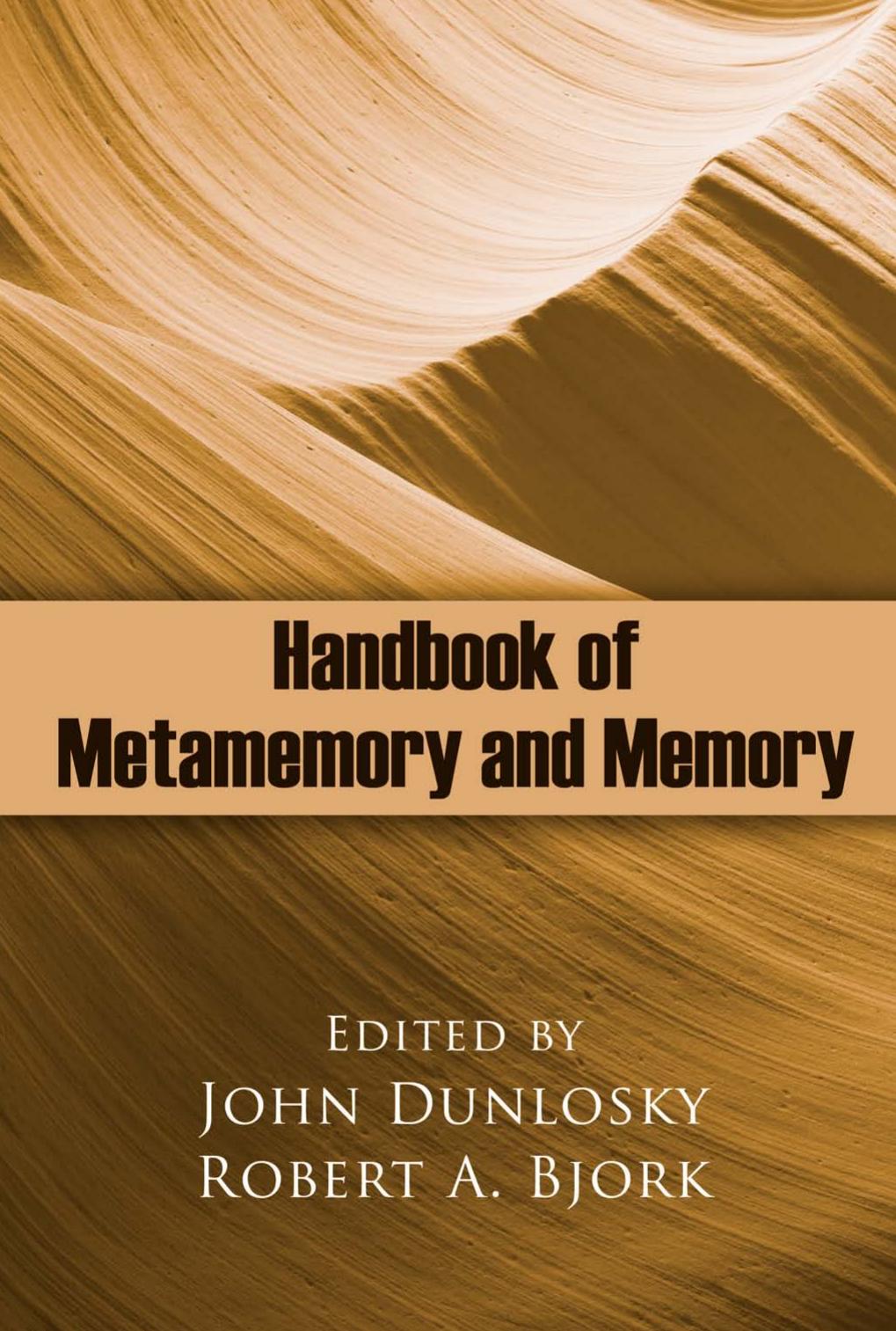 John Dunlosky, Robert A. Bjork