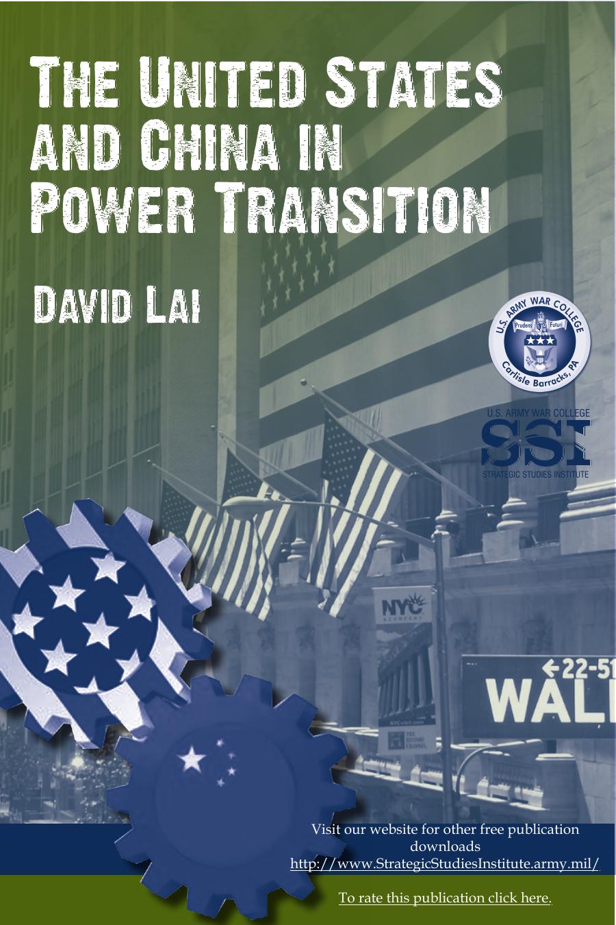 The United States and China in Power Transition