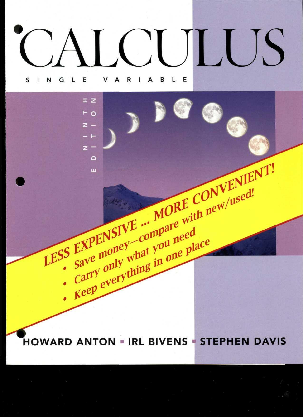 Howard Anton, Irl C. Bivens, Stephen Davis