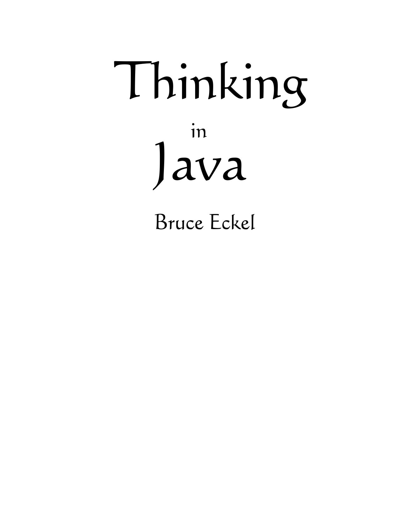 Bruce Eckel