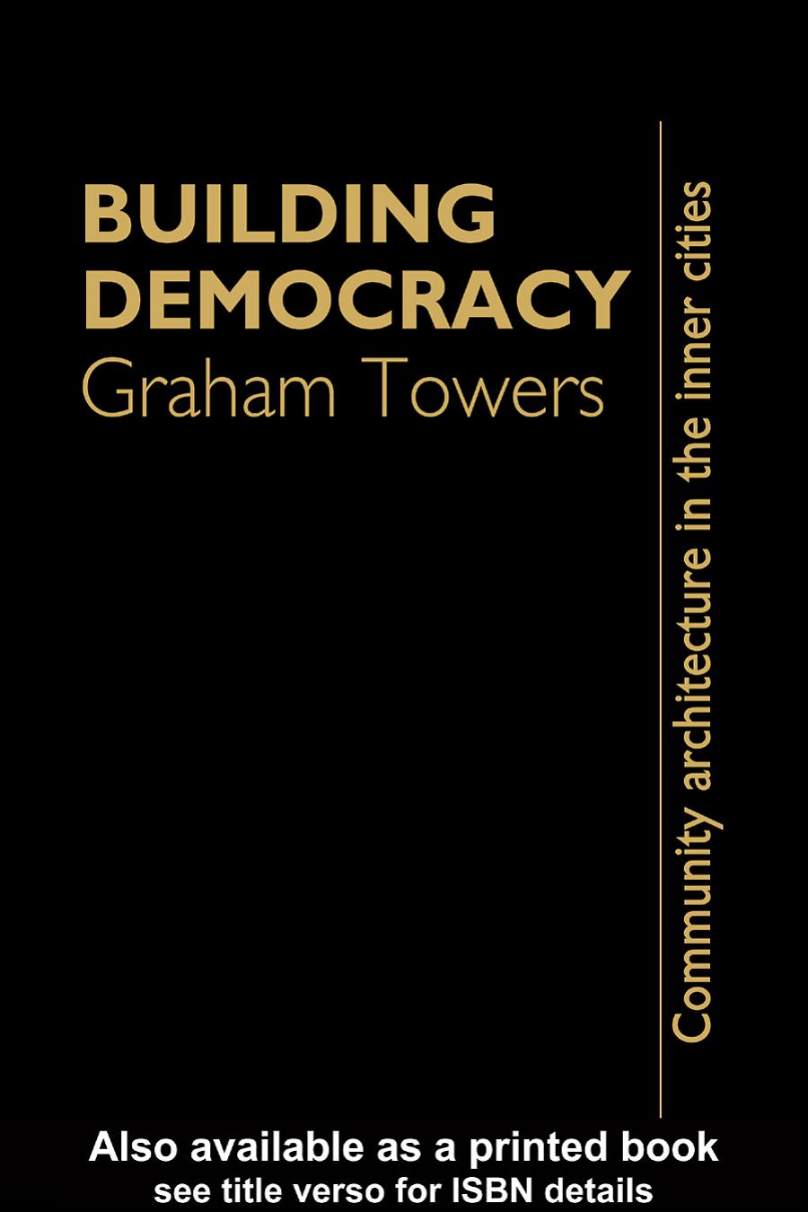 Building Democracy: Community Architecture in the Inner Cities