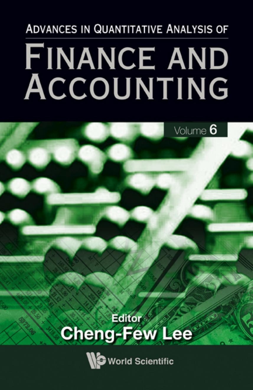 Advances in Quantitative Analysis of Finance and Accounting: Volume 6