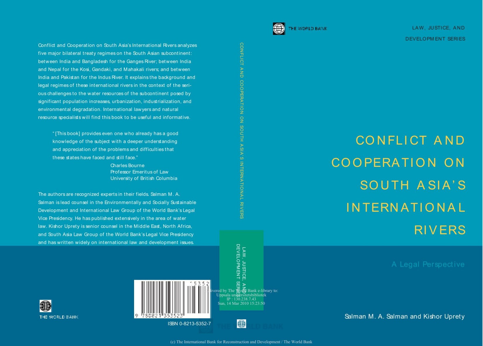 Conflict and Cooperation on South Asia’s International Rivers: