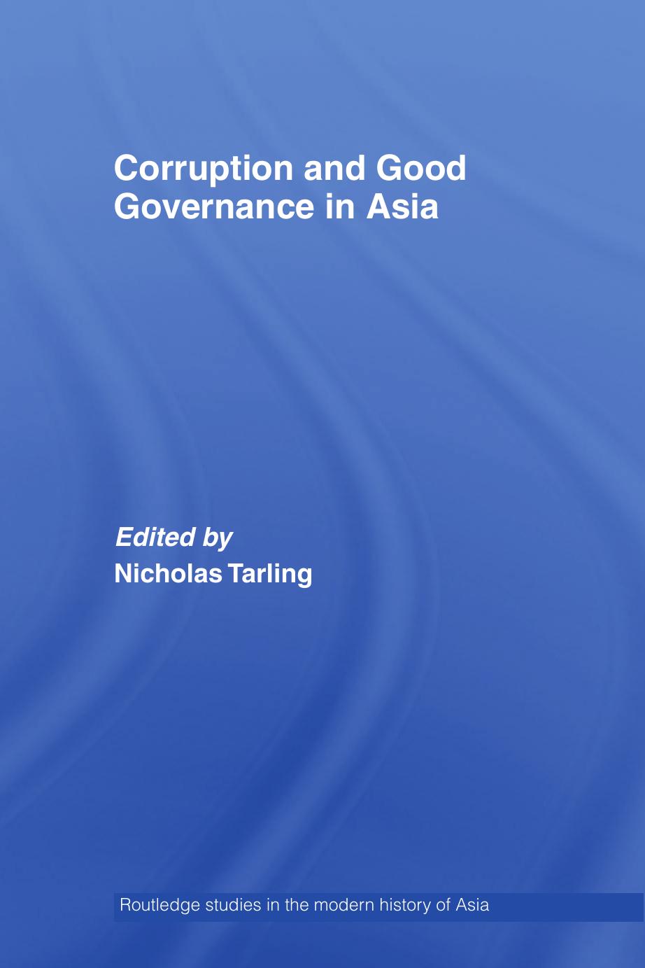 Corruption and Good Governance in Asia