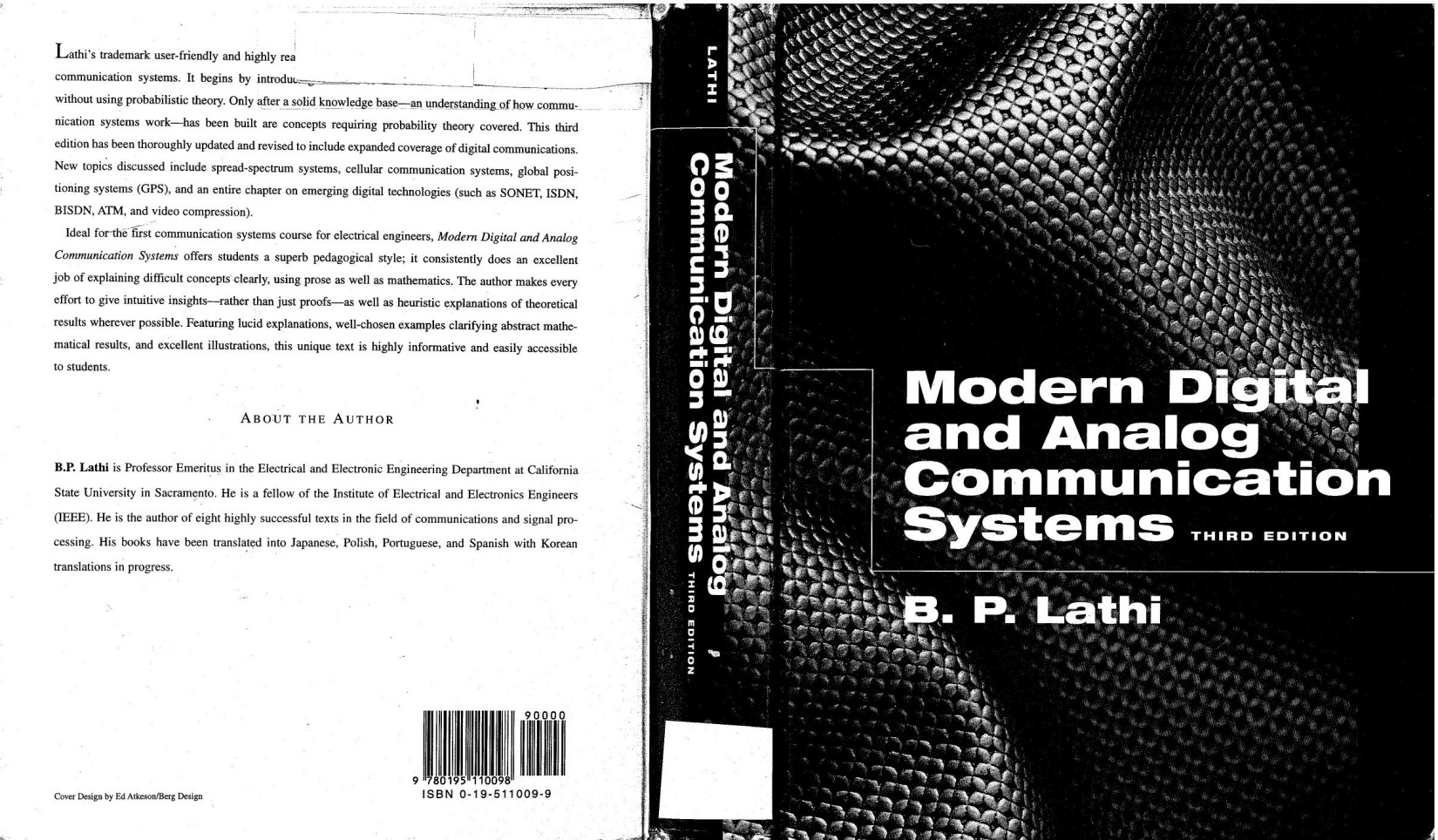 Modern Digital and Analog Communication Systems, Third Edition
