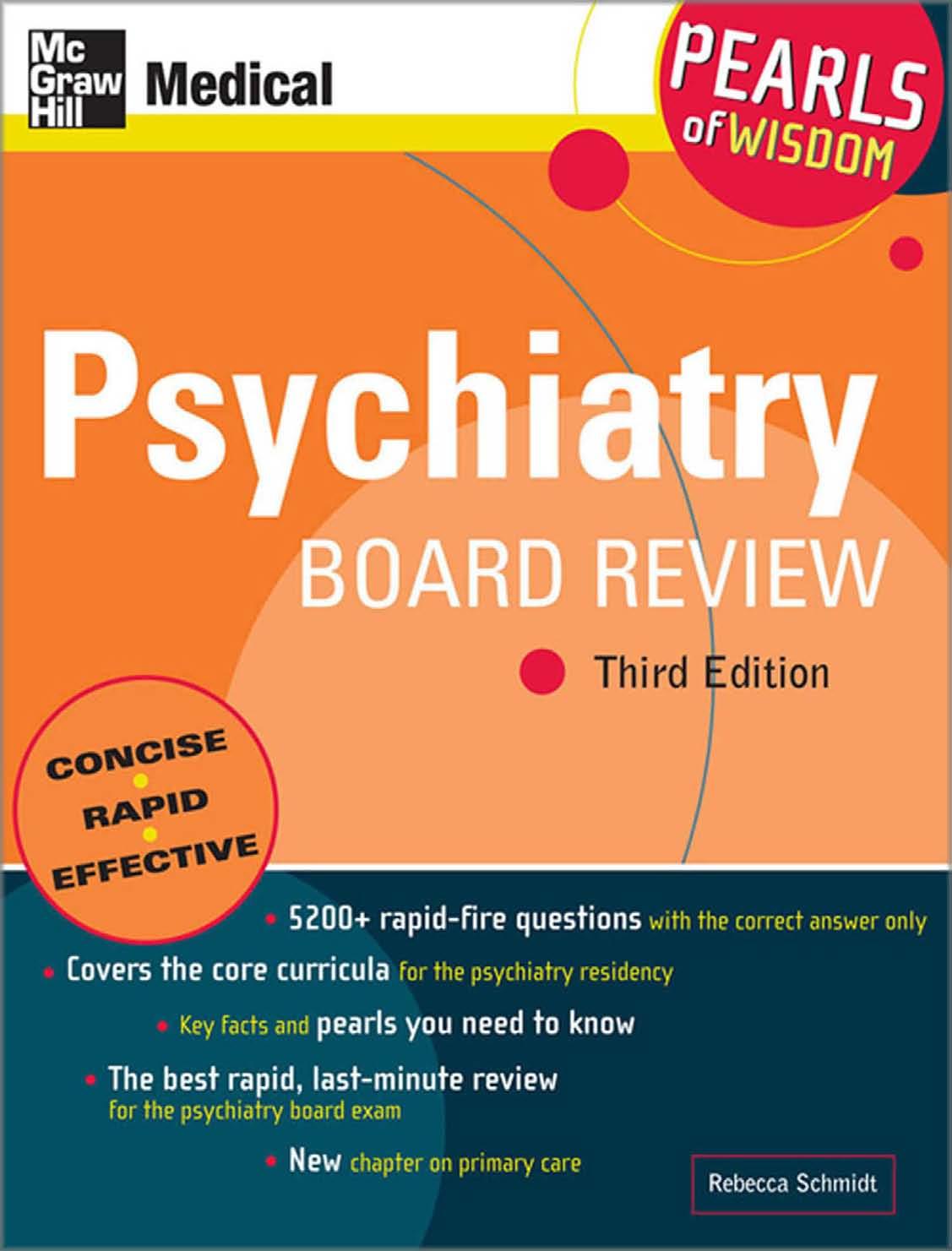 Psychiatry Board Review, Third Edition