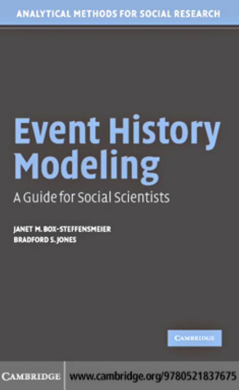 Event History Modeling: A Guide for Social Scientists