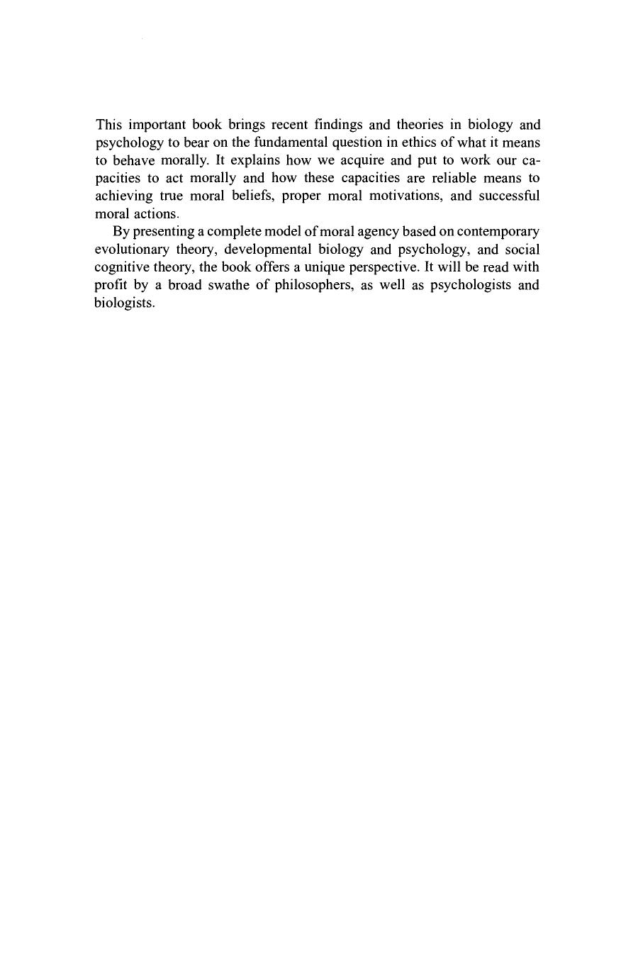 (Cambridge Studies in Philosophy and Biology) William Andrew Rottschaefer