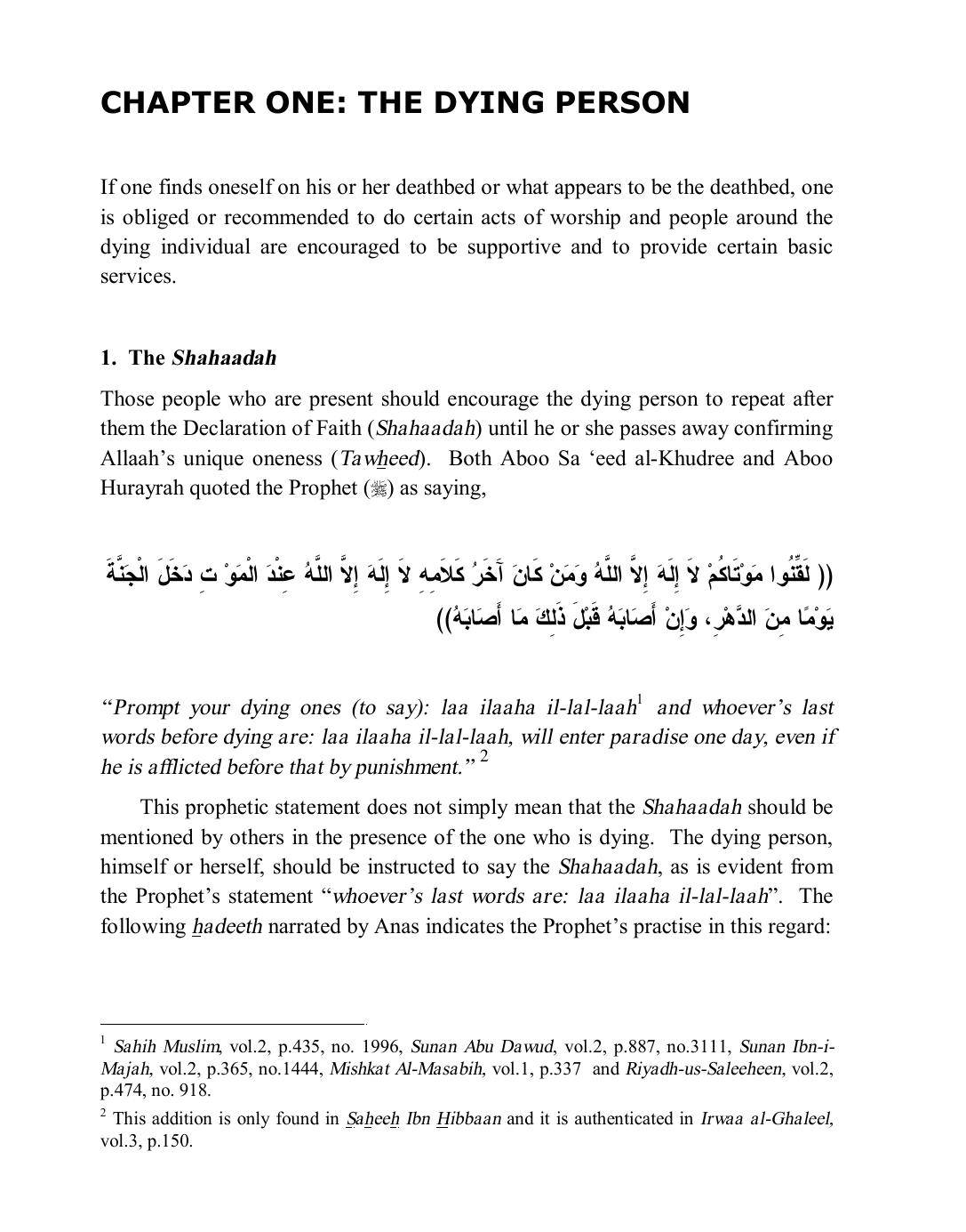 Funeral Rites In Islam