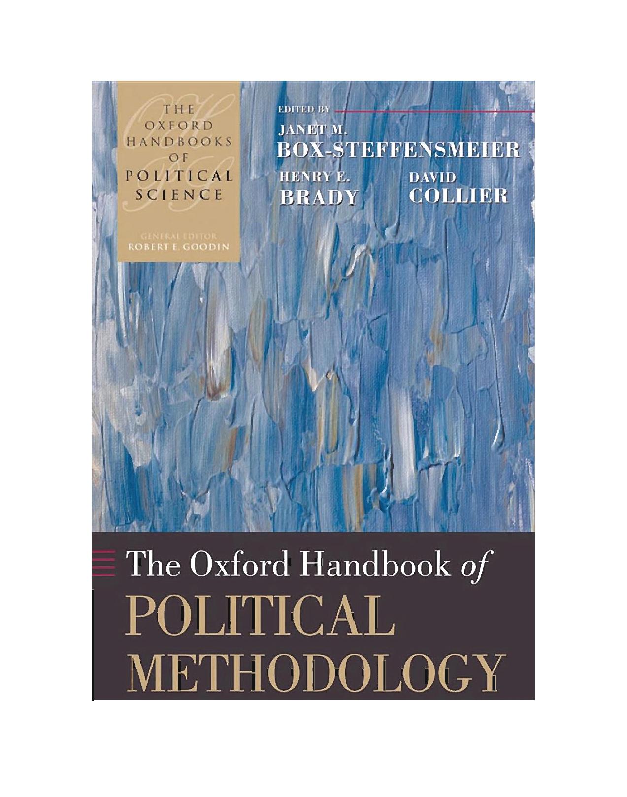 The Oxford handbook of political methodology