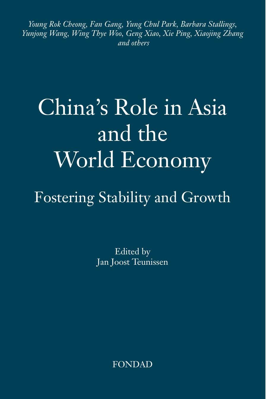 FONDAD publication: China’s Role in Asia and the World Economy - Fostering Stability and Growth