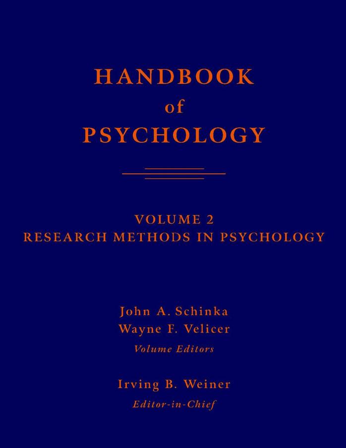 HANDBOOK OF PSYCHOLOGY