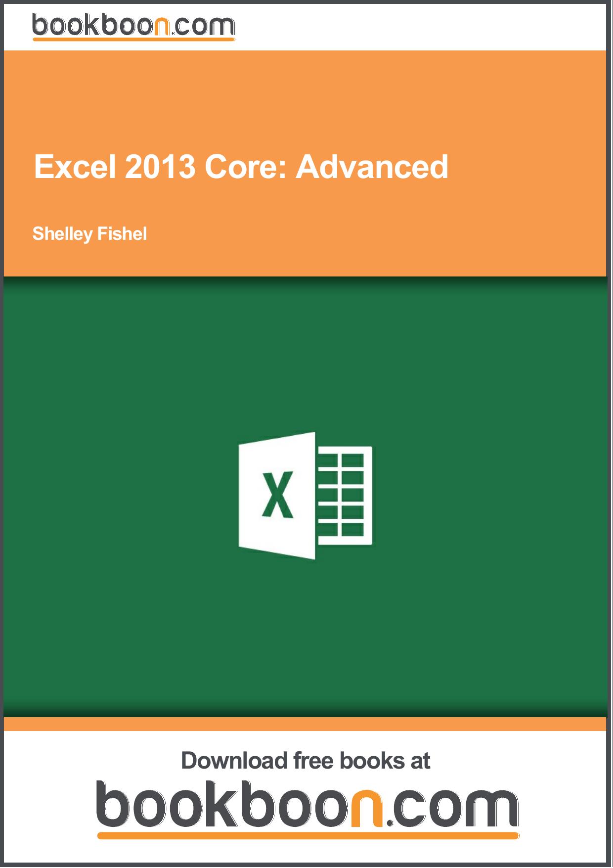 Excel 2013 Core: Advanced
