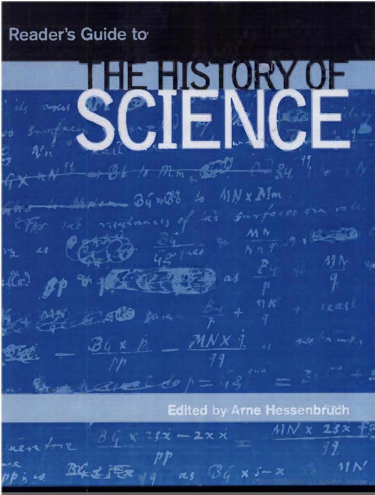 Reader's Guide to the History of Science