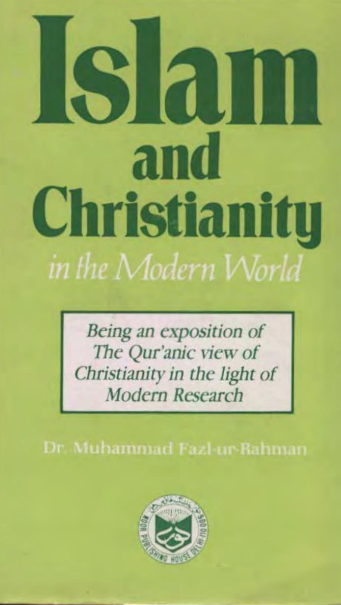 Islam and Christianity in the Modern World