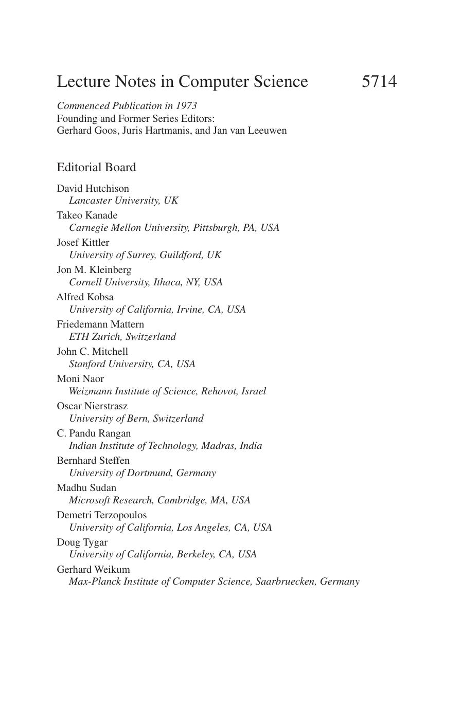 (Lecture Notes in Computer Science 5714 Information Systems and Applications, incl. Internet Web, and HCI) Gary Marchionini (auth.), Maristella Agosti, José Borbinha, Sarantos Kapidakis, Christos Pa