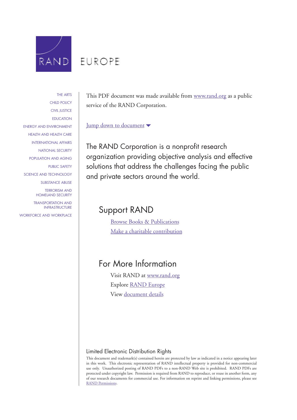 Assessing Changes in Global Drug Problems, 1998-2007: Main Report