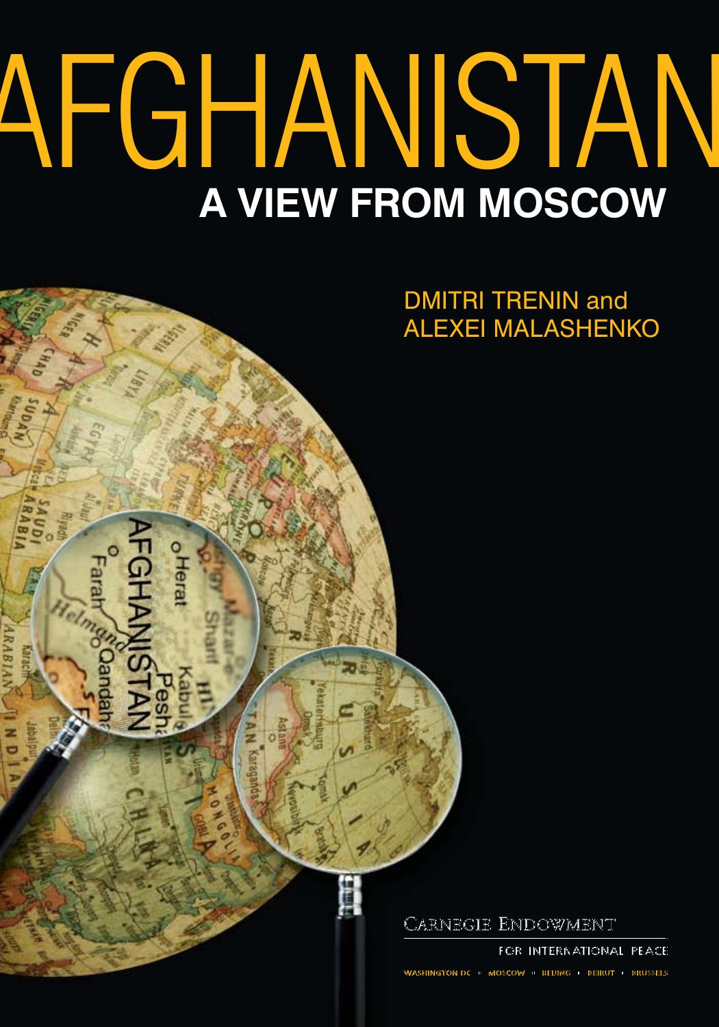Afghanistan: A View from Moscow