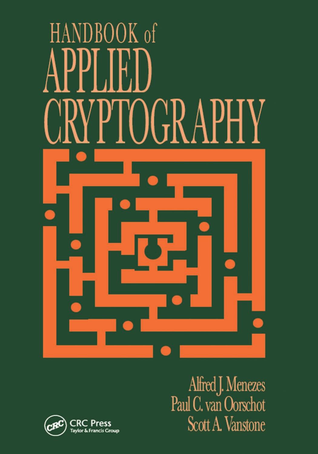HANDBOOK of APPLIED CRYPTOGRAPHY
