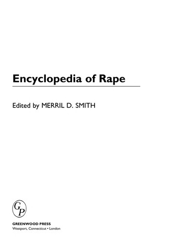 Encyclopedia of Rape