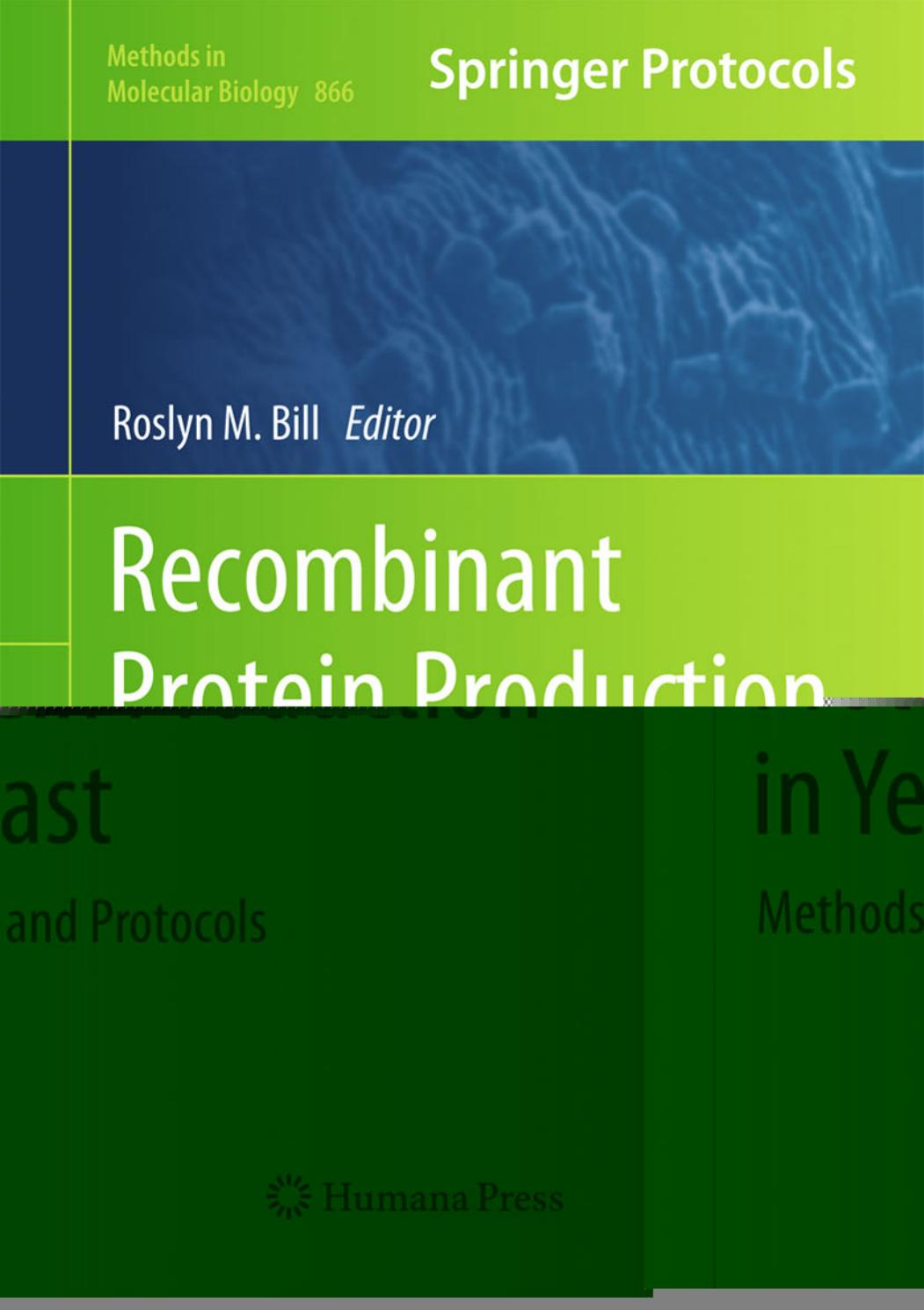 Recombinant Protein Production in Yeast Methods and Protocols