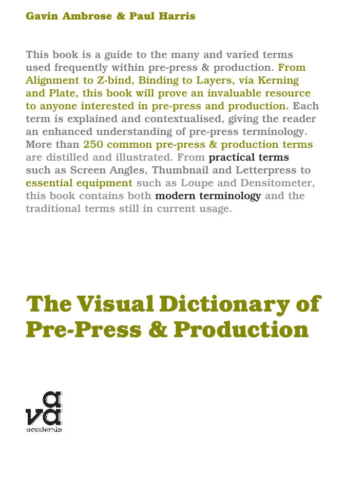 The Visual Dictionary of Pre-Press and Production