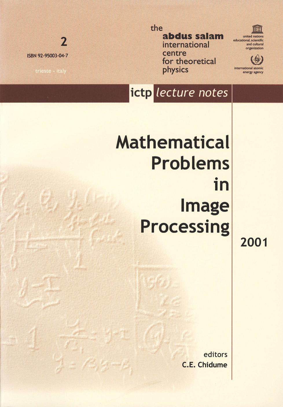Mathematical Problems in Image Processing: Partial Differential Equations and the Calculus of Variations