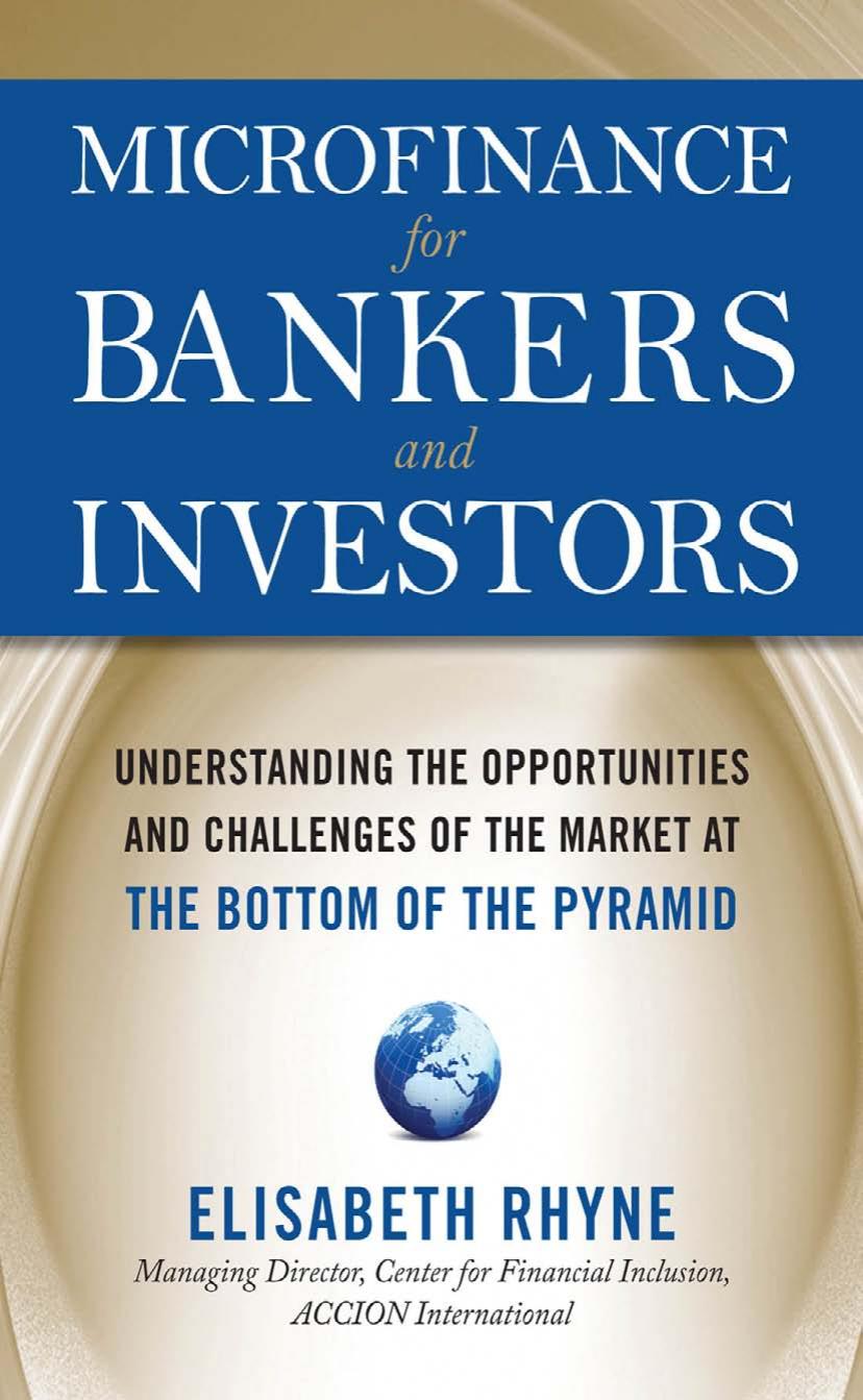 Microfinance for Bankers1