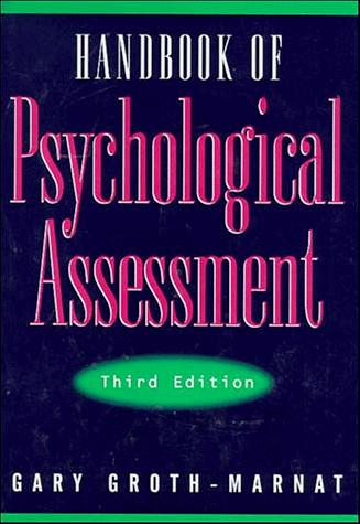 Handbook of Psychological Assessment