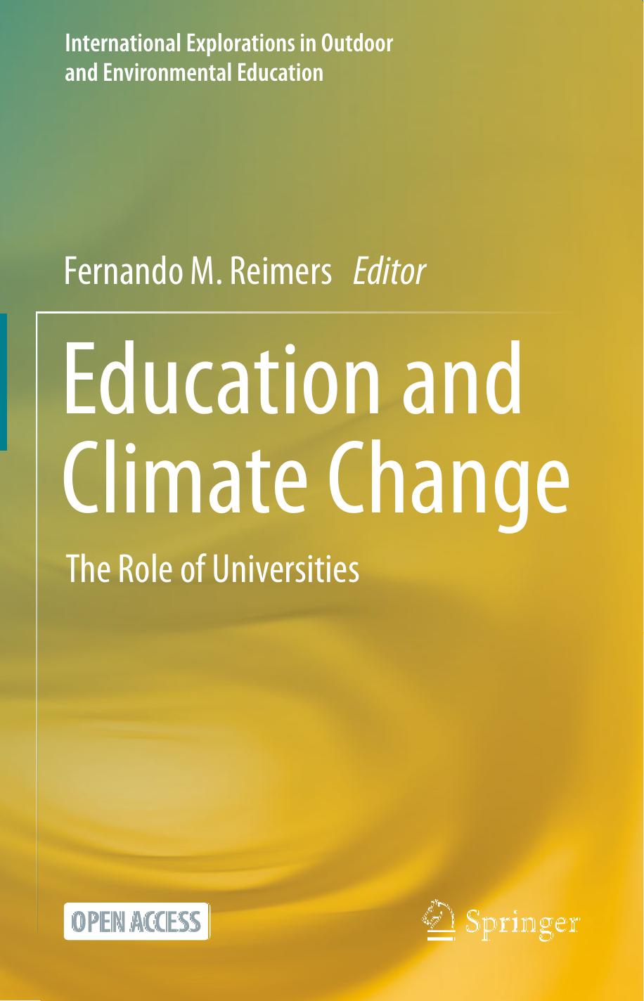 Education And Climate Change