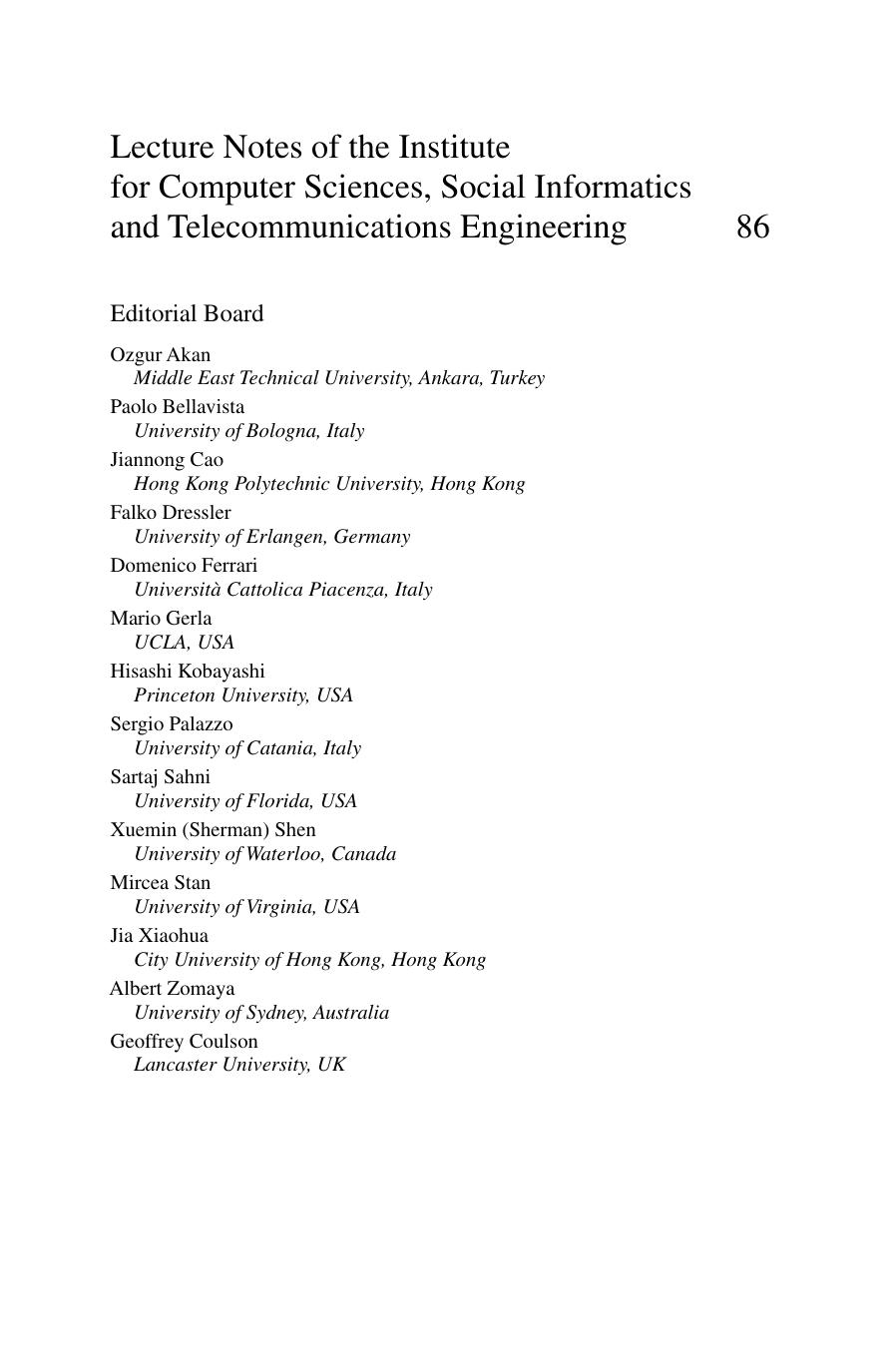 (Lecture Notes of the Institute for Computer Sciences, Social Informatics and Telecommunications Engineering 86) M. A. Berlin, Sheila Anand (auth.), Natarajan Meghanathan, Nabendu Chaki, Dhinaharan Na