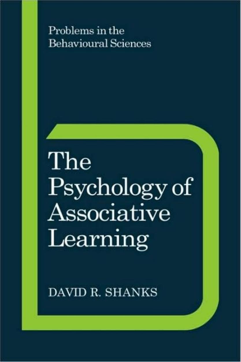 (Problems in the Behavioural Sciences) David R. Shanks