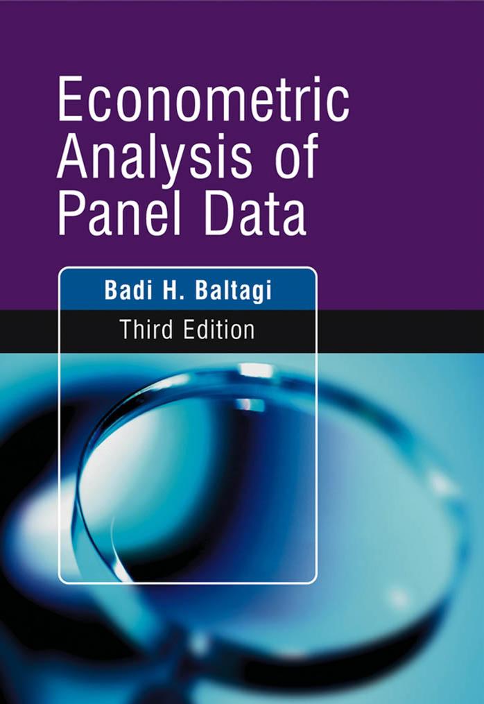 Econometric Analysis of Panel Data (Third Edition)
