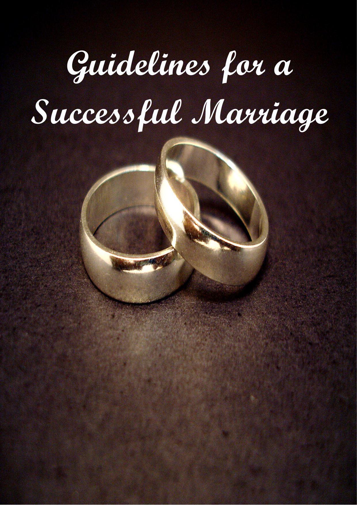 Microsoft Word - Guidelines for a Successful Marriage based on the Life and Teachings of Prophet Muhammad.doc