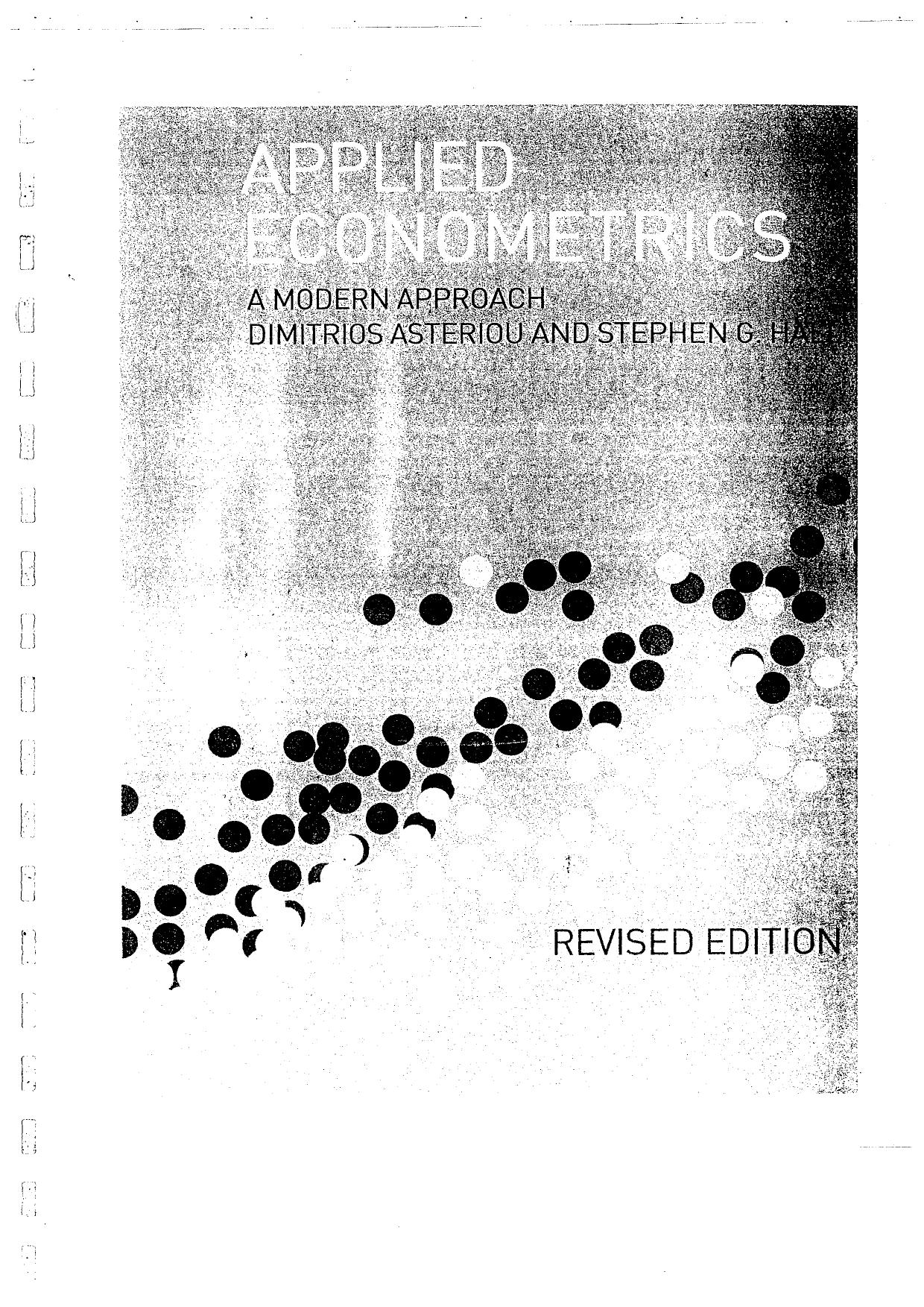 Applied Econometrics: A Modern Approach Using EViews and Microfit