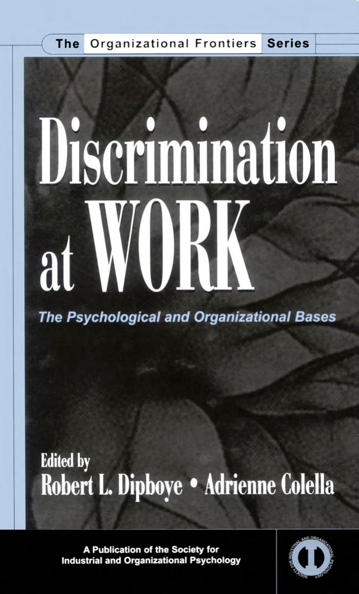 (SIOP Organizational Frontiers Series) Robert L. Dipboye, Adrienne Colella